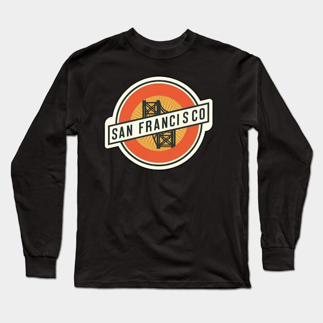 San Francisco Long Sleeve T-Shirt by Moulezitouna